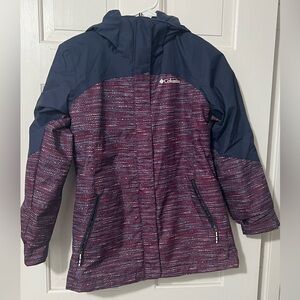 Columbia Girls Purple and Blue Jacket